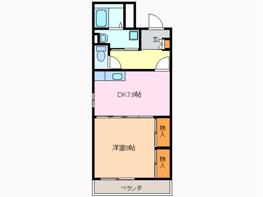 間取図 ブランミュールＫＴ