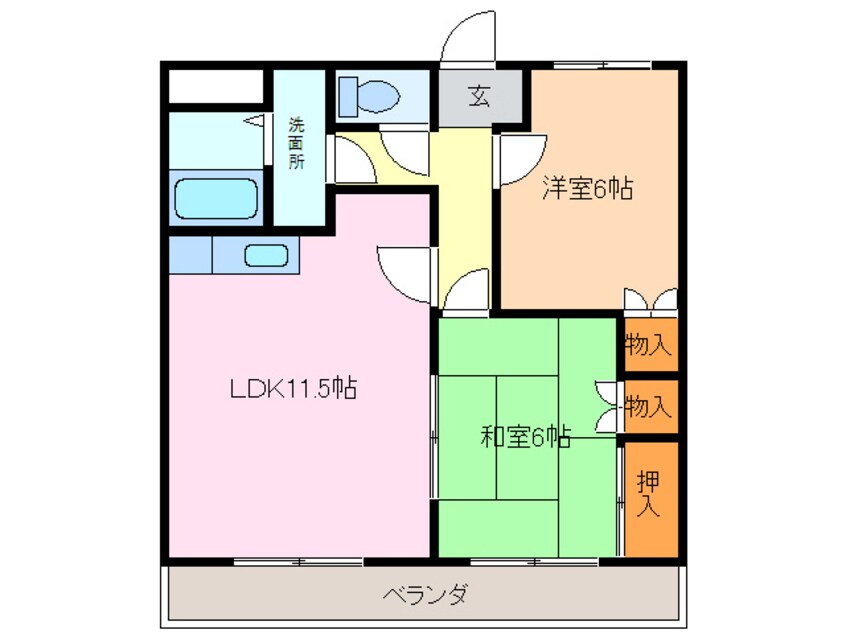 間取図 グリーンワイズ