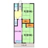坂野ビル 2DKの間取り
