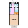 Surplusヴェルデ 1Kの間取り