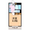 マーベラスNAKANO 1Kの間取り