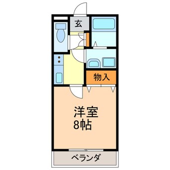 間取図 セレーノ西尾