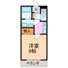 セレーノ西尾 1Kの間取り