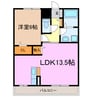 エクセレント（緑区） 1LDKの間取り