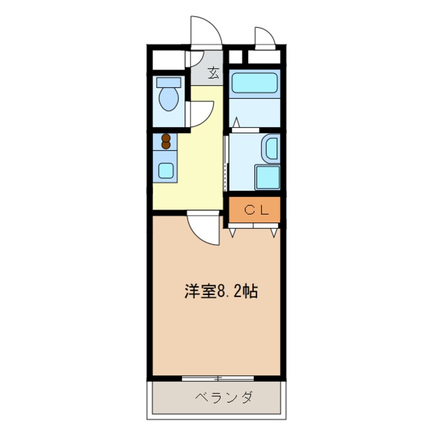 間取図 エクセルメゾン諸ノ木