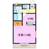 ステラ 1Kの間取り