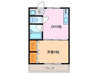 間取図 アクセスコートⅡ