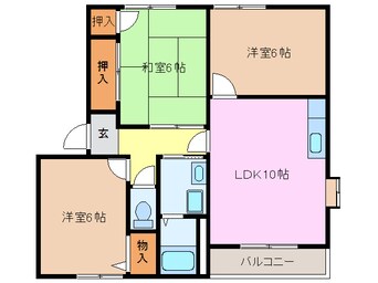 間取図 アドザックス桃山