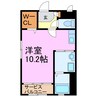 フィエルテ 1Rの間取り