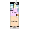 メルクーリオ 1DKの間取り