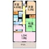 ダイアパレス有松 3LDKの間取り