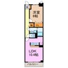 グレイスフル栄 1LDKの間取り