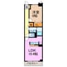 グレイスフル栄 1LDKの間取り