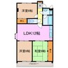 ドミールばんの 3LDKの間取り