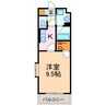 グリーンヒルズ（篠の風） 1Kの間取り