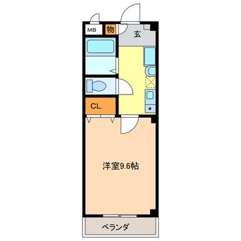間取図 クレセールＮ