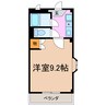 エスペランサ豊明 1Kの間取り