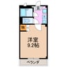 エスペランサ豊明 1Kの間取り