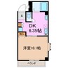 プロムナードＭＡ 1DKの間取り