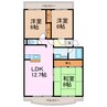 ハーモニー左京山 3LDKの間取り