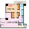 Linda 1LDKの間取り
