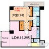 Linda 1LDKの間取り