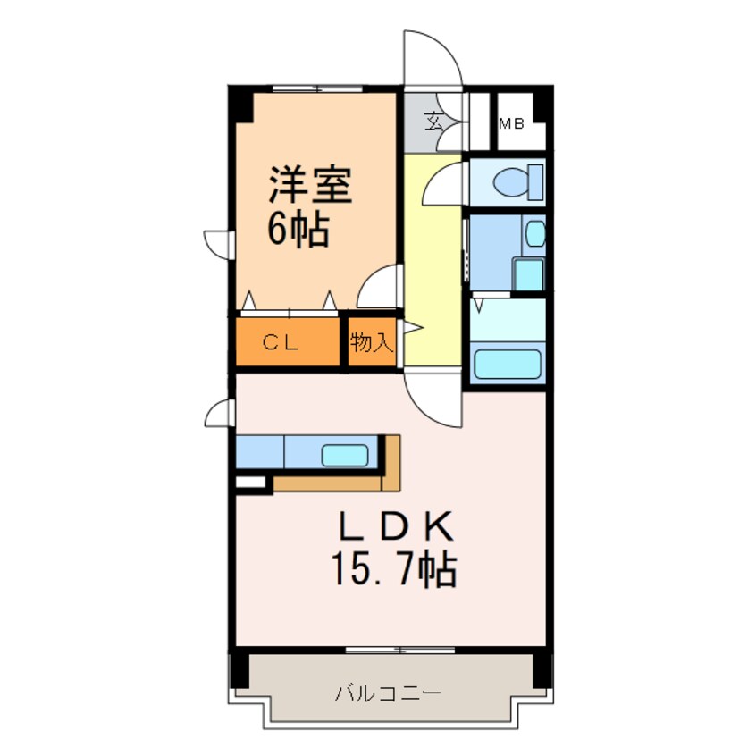 間取図 サングリアル