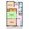 久納ビル 3DKの間取り