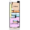 第２ファミール豊明 1LDKの間取り