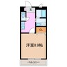 名鉄名古屋本線/豊明駅 徒歩4分 2階 築23年 1Kの間取り