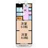 ファミール明定 2Kの間取り
