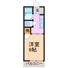 レイクヒル 1Kの間取り