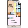 潮見FLAX 1LDKの間取り