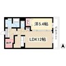ホワイトクレイン 1LDK+Sの間取り