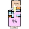 シャルマン（清水山） 1LDKの間取り