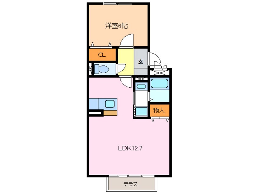 間取図 シャルマン（清水山）