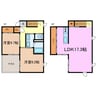 ユニキューブ緑区砂田 2LDKの間取り