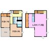 ユニキューブ緑区砂田 2LDKの間取り