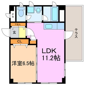 間取図 エクセルピアス