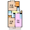 プリマベーラ 2DKの間取り