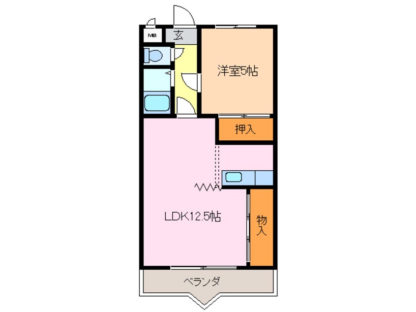 間取図 サンモール井田相川