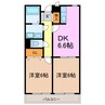 東海道本線/大高駅 徒歩13分 2階 築24年 2DKの間取り