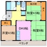 桜ケ丘ハイツA棟B棟 3DKの間取り