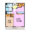 オースィニ２１ 1LDK+Sの間取り