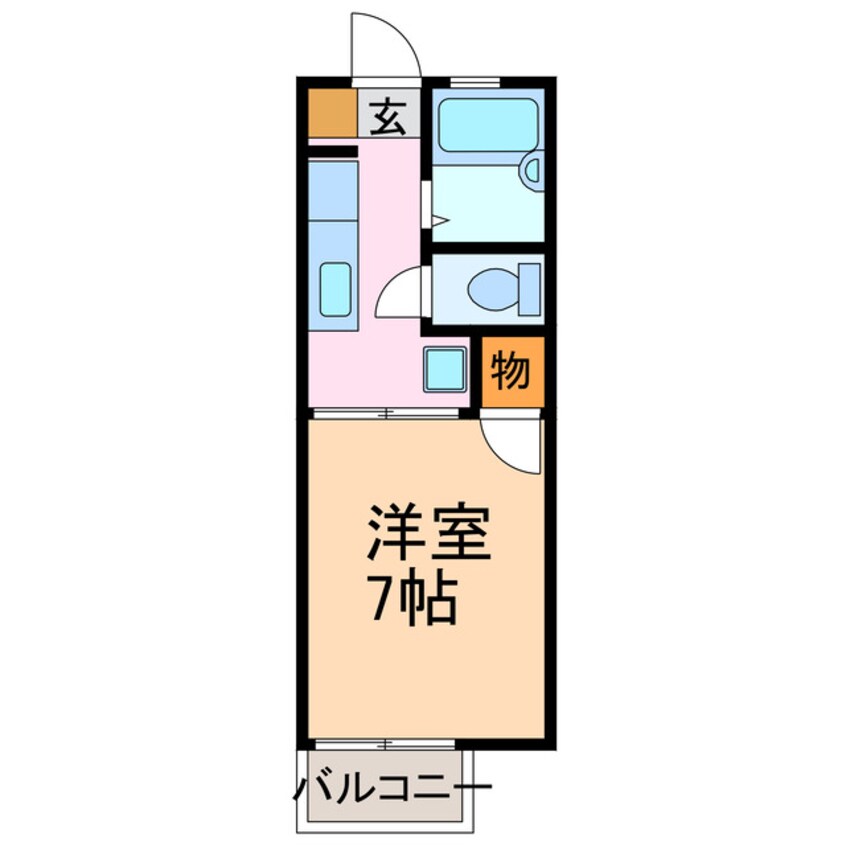 間取図 ドミール諸ノ木