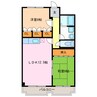 スタスィオン滝の水 2LDKの間取り