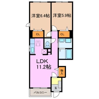 間取図 グリーンベル