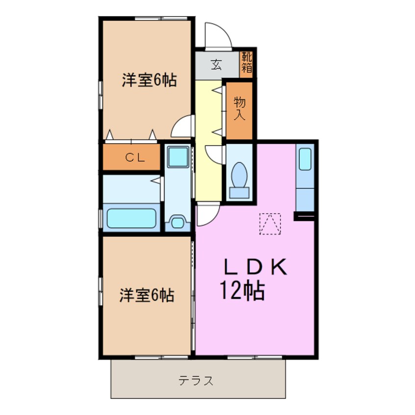 間取図 ヴェルデ藤塚