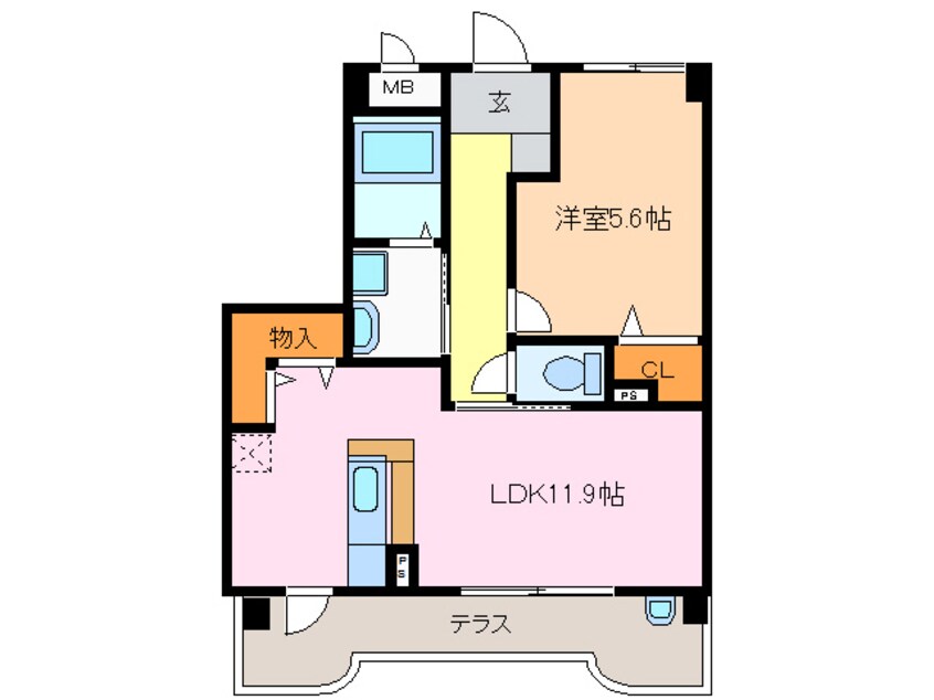 間取図 CENTRAL FERS