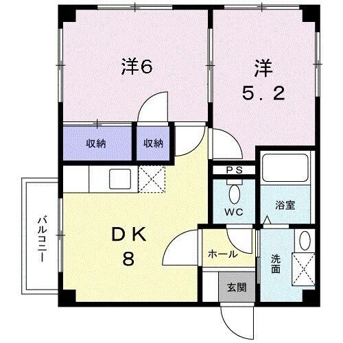 間取り図 サンハイツ稲葉